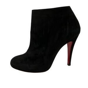 Christian Louboutin Shoes Boots Veau Velours Belle 100 Ankle Boots  38 US 7